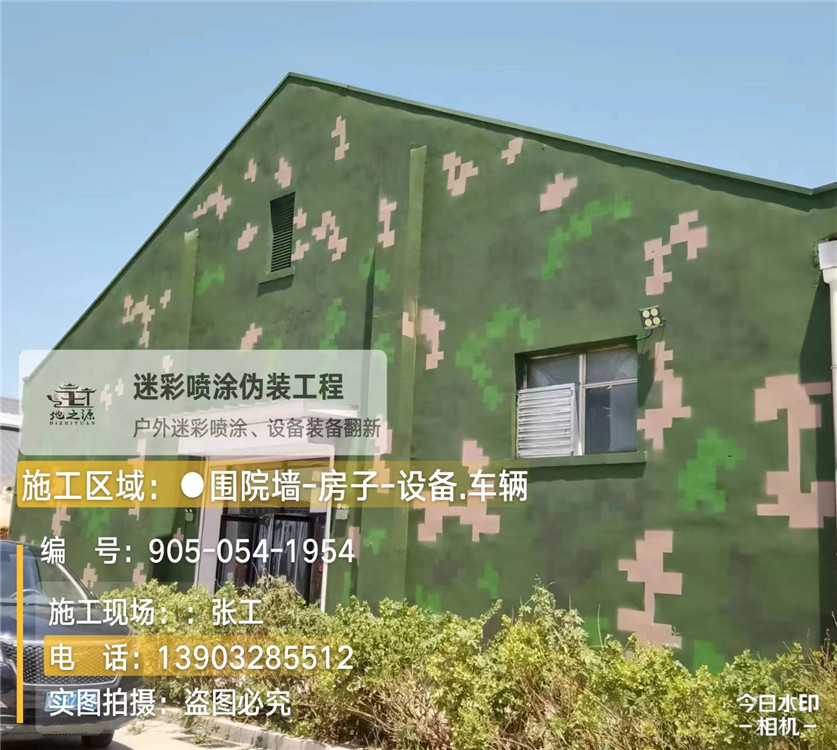 石家庄外墙数码迷彩漆施工报价清单(100㎡标准墙面测算)